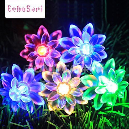 echosari LED String Lights, 13.2ft, 40 LED Lotus Flower Fairy Lights