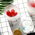 Home Basic Food Storage Organization Set - Crystal Diamond Faceted Jar with Lid, Suitable as Candy Dish (Transparent,