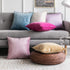 MIULEE Pack of 2 Soft Hot Pink Decorative Velvet Throw Pillow Covers, 18x18 Inch for Sofa, Bedroom