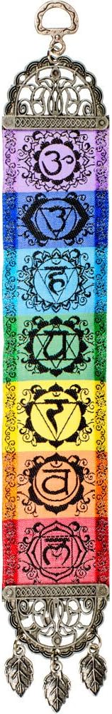 13" Hanging Narrow Woven Carpet - 7 Chakras