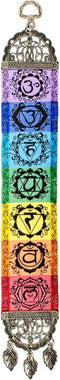 13" Hanging Narrow Woven Carpet - 7 Chakras