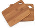 Lipper International Bamboo Wood Thin Cutting Boards Set of 2, 6" x 8" x 0.25", Oval Hole in Corner