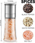 Set Salt Grinder Pepper Mill, and (Single Grinder)