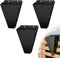 Medium Size Chicken Cone, 3 Packs Heavy Duty Metal Poultry Restraining Cone