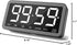 7.8 3 4 3 Countdown Count VOCOO Digital Kitchen Timer with Extra Large Display, Magnetic LED with Brightness, Alarms