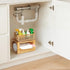 13-33 Libreshine Bamboo Garbage Bag Dispenser Roll Holder - Wall Mount Trash Bag Organizer for Gallons, Under Sink