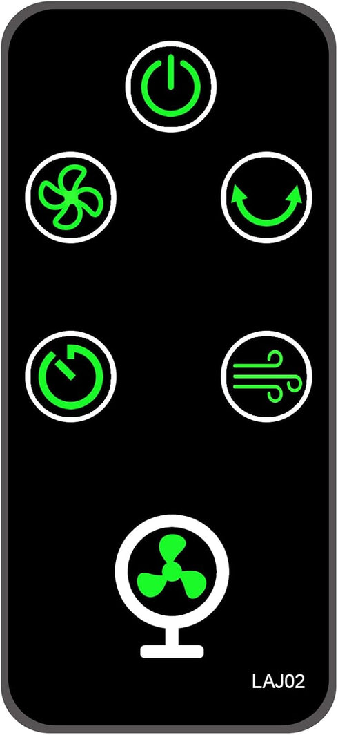 OmniBreeze Replacement Remote Control for 3333004 DC2018 Tower Fan with Wall Mounting Bracket