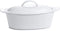 Butter Dish with Lid for Countertop, Porcelain White, 3pcs Large Butter Keeper Container for Daily Storage