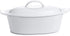 Butter Dish with Lid for Countertop, Porcelain White, 3pcs Large Butter Keeper Container for Daily Storage