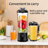 Portable Blender, Personal Blender for Shakes & Smoothies with 20 Oz Travel Cup, USB Rechargeable (Black)