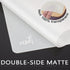 Thick Silicone Counter Mat Large 23.4"by15.6", Heat Resistant Mat for Kitchen Table/Countertop Protector/Non Stick Pastry Baking Mat Placemats, Silicone Mat for Crafts Kids, Super Kitchen Clear by SUPER KITCHEN