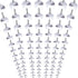 99FT (99FT(30M)) WAZHRMGHG Clear Acrylic Crystal Garland Strands Hanging Chandelier Bead Chain Ornament String