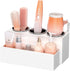 NIUBEE Hair Tool Organizer, Acrylic Blow Dryer and Styling Holder, Bathroom Countertop Storage Stand