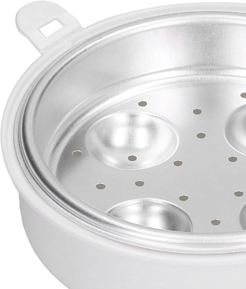 Rapid Egg Cooker, 4 Egg Capacity Electric Cooker for Hard Boiled, Poached, Scrambled Eggs for Home Kitchen
