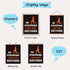 Sports Art Print Set of 4, Inspirational Fitness Quote Wall Art, Motivational Bodybuilding Phrases, Gym Training Decor
