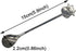 Maydahui 2PCS Cow Spoon 5.9inch 18/10(304) Stainless Steel Coffee Spoon Cartoon Animal Dessert Spoon Tableware Kitchen Tools for Sugar Tea Drink Ice Cream Stirring