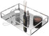 Clear Organizing Trays, Silver Mirror Tray for Room Decor, Exquisite Makeup, Jewelry, Vanity, Bathroom Storage Organizer