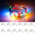 CYLAPEX 12 Pack Multicolor Fairy Lights String Battery Operated Fairy Lights Firefly Lights