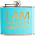 Juvale 4-Piece Girls Trip Flask Set, 5 oz Stainless Steel, Yellow, Blue, Pink & Rose Red, Bachelorette Party Favors