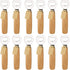 Bartender Bottle Openers, Wood Handle Handheld Beer Bottle Openers, Set of 12