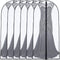 Garment Bags for Hanging Clothes, 24'' x 60'' (Set of 6) Foldable Washable Dress Covers for Long Dresses and Costumes
