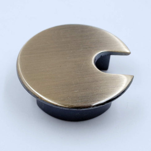 Jetland Desk Grommet for Wire Organizer - Bronze, Fits 1.4" Hole - 2-Pack