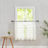 YJ YANJUN Lace Kitchen Curtains 24 inch Length Sets, Vintage Sheer RV Curtains for Camper Windows (Ivory)