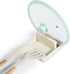 Spoon Rest with Pot Lid Holder for Stove Top, Kitchen Counter Spoon Holder, Neat & Drip-Free for Cooking or Eating