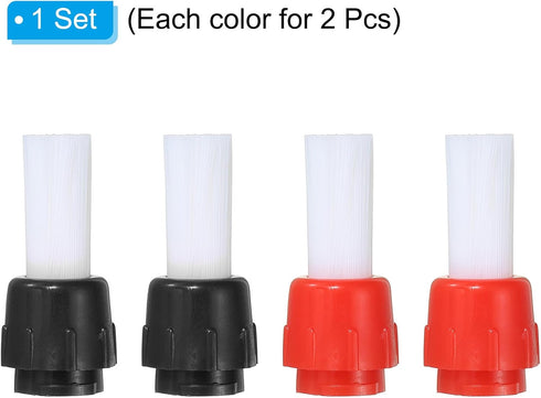 PATIKIL Coffee Machine Brush Kit, 4 Pcs Replacement Cleaning Brush Head for Espresso Machine