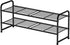 2 Tier Shoe Rack, 32.5" Wide Shoe Organizer Sturdy Metal for Entryway,