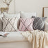 MIULEE Pack of 2 Decorative Throw Pillow Covers, Cute Woven Textured Chenille, 18 x 18 Inch, Beige