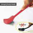 3 Pack Large Silicone Spatula Set, 600 F Heat Resistant Rubber for Baking, Cooking, Scraping, Mixing