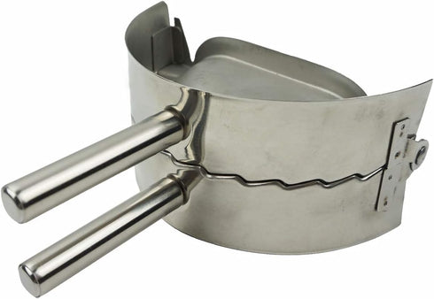 Stainless Steel Dumpling Maker, X-Large 5" Goya Empanada Press Mold, Ravioli Mould Crimper for Pie, Chinese Dumpling