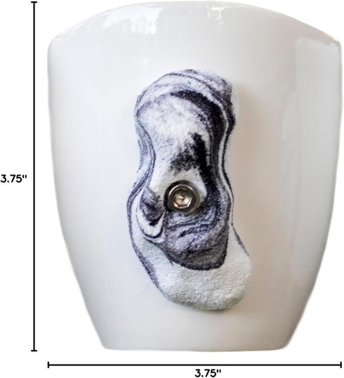 Rock Climbing Mug - Black/White Swirl