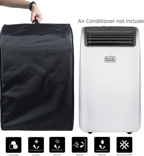 AF-WAN Heavy-Duty Portable Air Conditioner Cover - Waterproof & Dustproof, Compatible with BLACK+DECKER 14,000 BTU