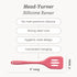 Starpack 'Head Turner' Premium Silicone Turner Spatula - High Heat Resistant, Slotted Non-Stick Rubber