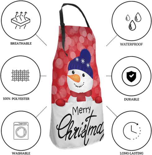 Giwawa Unisex Cooking Apron, Resistant 33 x 28 inches with 2 Pockets, Suitable for BBQ Grill, Haircut