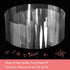 BYKITCHEN 12 Inch Cake Collar, Large Clear Acetate Sheets for Chocolate Mousse DIY Cake Wrapping