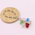 SING F LTD Multicolour Flower Suncatcher Crystal Hanging Ornament for Car Rear View Mirror, 15cm/5.9 Inch Length