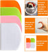 Dough Scraper Bench Scraper for Baking, 4 PCs Flexible Bowl Scraper, Food-safe Plastic Dough Cutter (White, Green,