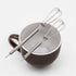 4 Pack Mini Wire Kitchen Whisks, Small Egg Whisk, 5 Inches and 7 Inches, Silver