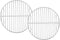 TeamFar Round Cooling Rack Set of 2, 9 Inch Round Baking & Steaming Rack Set, Stainless Steel, Dishwasher Safe