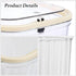 Clear Coffee Pod Holder with Lid, Small Food Storage Organizer Bins for Kitchen, Pantry, and Cabinet Organization