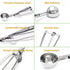 Ice Cream Scoop, 3Pcs Cookie Scoop Set, 18/8 Stainless Steel Cookie Dough Scoops with Trigger Release for Baking