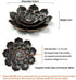 Incense Burner, Incense Holder for Sticks, Brass Lotus Incense Stick Holder and Detachable Ash Catcher by GARMOLY