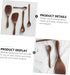 Black Walnut Cutlery Set, Wooden Kitchen Tool, Cooking Utensils, Rice Spoon, Honey Spoon, Japanese-style Child Scoop