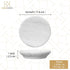 4.5 Inch, Natural Marble Soap Dish, Round White Jewelry Dish Limestone Shower Soap Holder, Modern Stone Sponge Holder