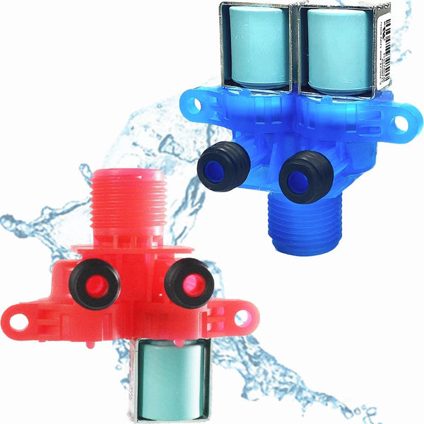 W10240949 Cold Water Inlet Valve, Compatible with Whirlpool Kenmore Washing Machine, Replaces W10921515 W11168740
