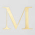 4 8 3-Ply, 100 Count Sparkle and Bash M Napkins Paper Guest Towels - x in, White & Gold, - Letter M Initial Napkins