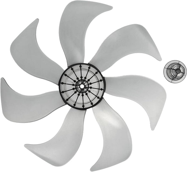 LIFKOME 7 Leaves Fan Blades, 13.4 Inch Electric Table Pedestal Fan Blades Accessories 340mm